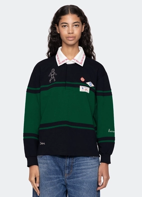 Carolyn L/S Rugby Shirt Sustainable Textile ThermalRegulationLayer