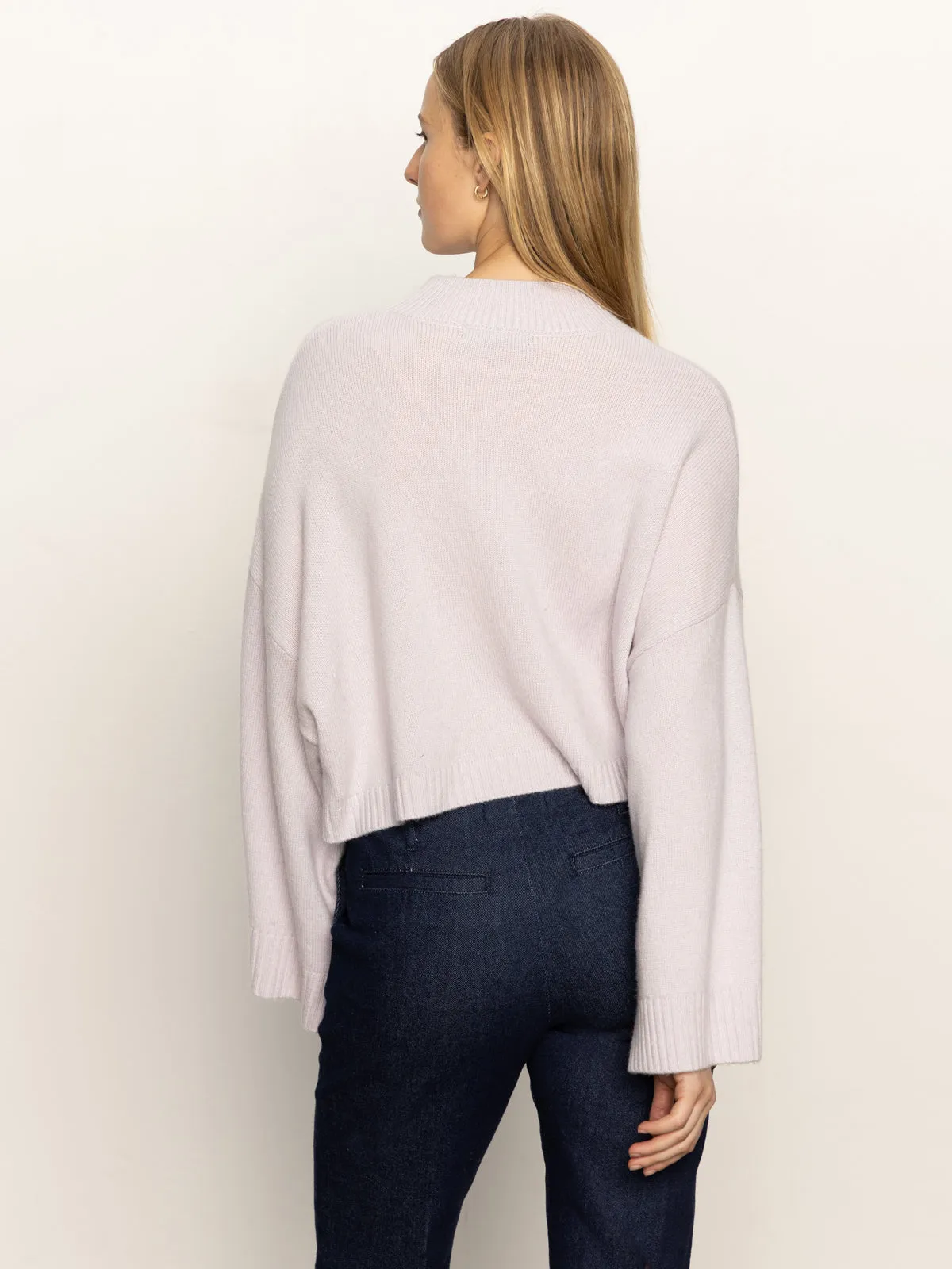 Soft Cotton Durable Color Retention Forever Wool Cashmere Popover Light Twilight Mauve