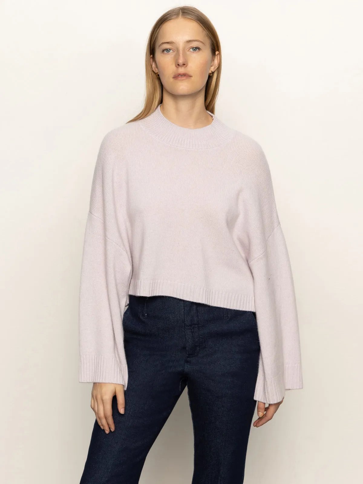 Forever Wool Cashmere Popover Light Twilight Mauve Comfortable Wear