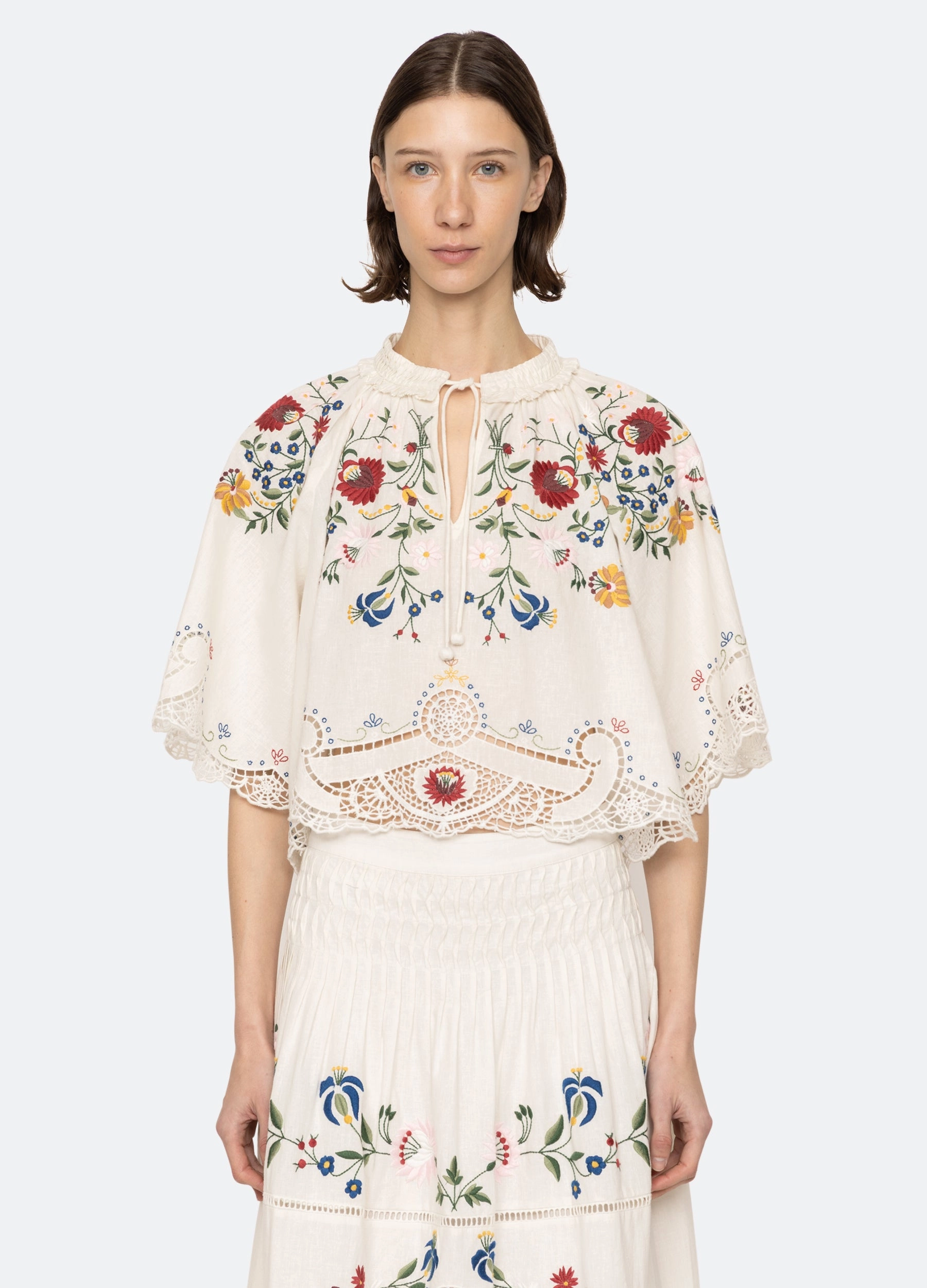 Celia S/S Top Seamless Knit Design High Neck Design