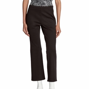 Scuba Cropped Flare Pant Classic Comfort Non Bulk