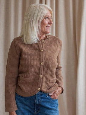 Breathable fabric Trinity Tweed Cardigan