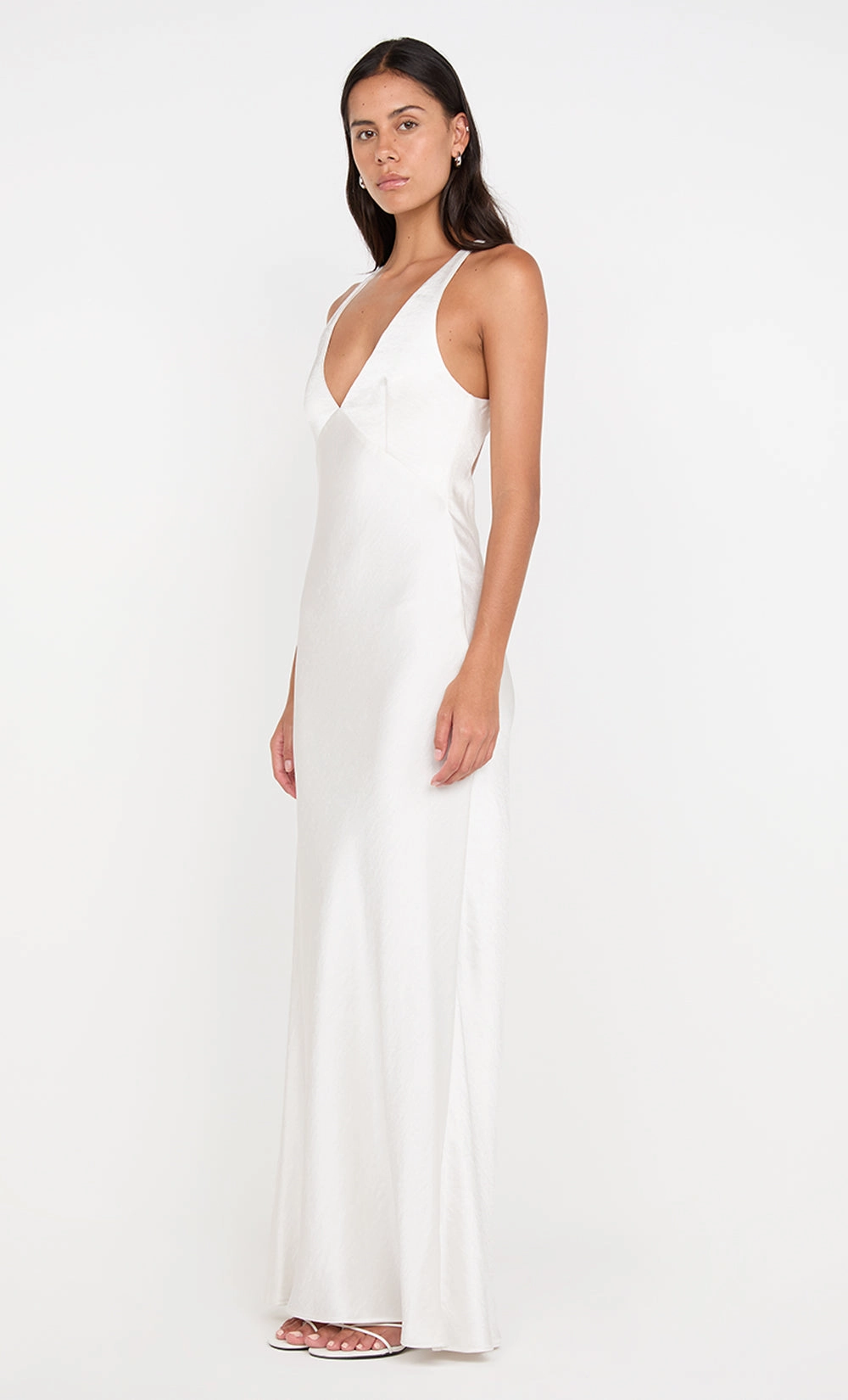 THE DREAMER V NECK DRESS - IVORY Everyday Use solo wear