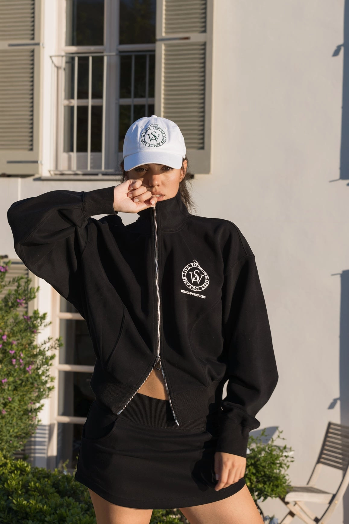 Layer Friendly WISKII Two-Way Zipper Jacket