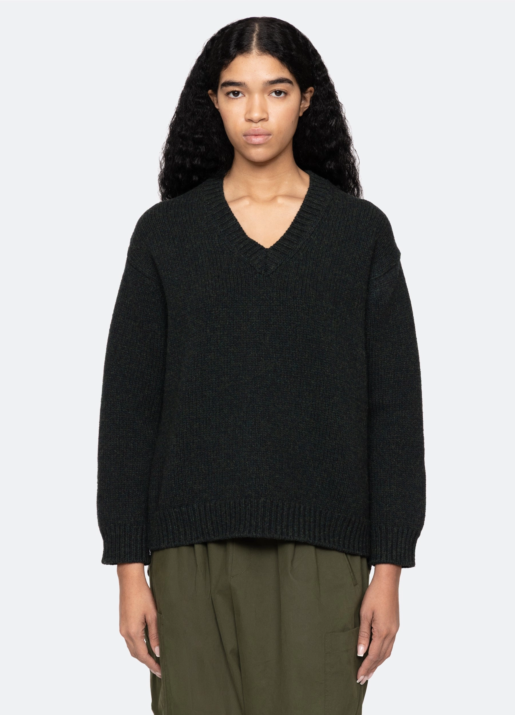 Mallory V-Neck Sweater AthleticInspired Cold Weather