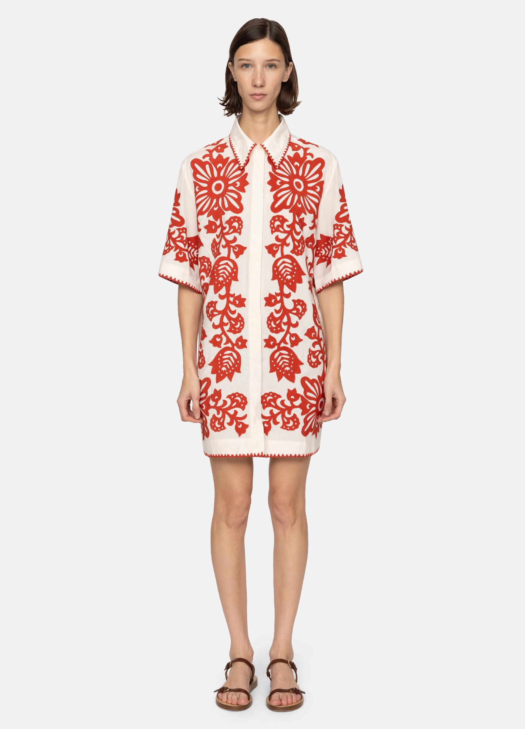 Liliana Shirt Dress Floral Pattern