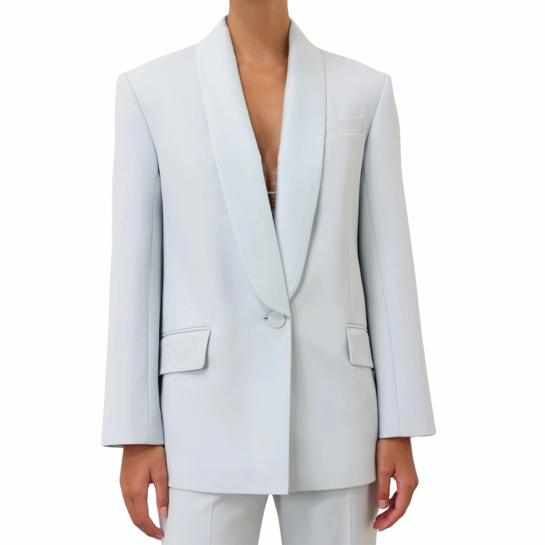 Crisp Walk Look Shawl Tux Jacket