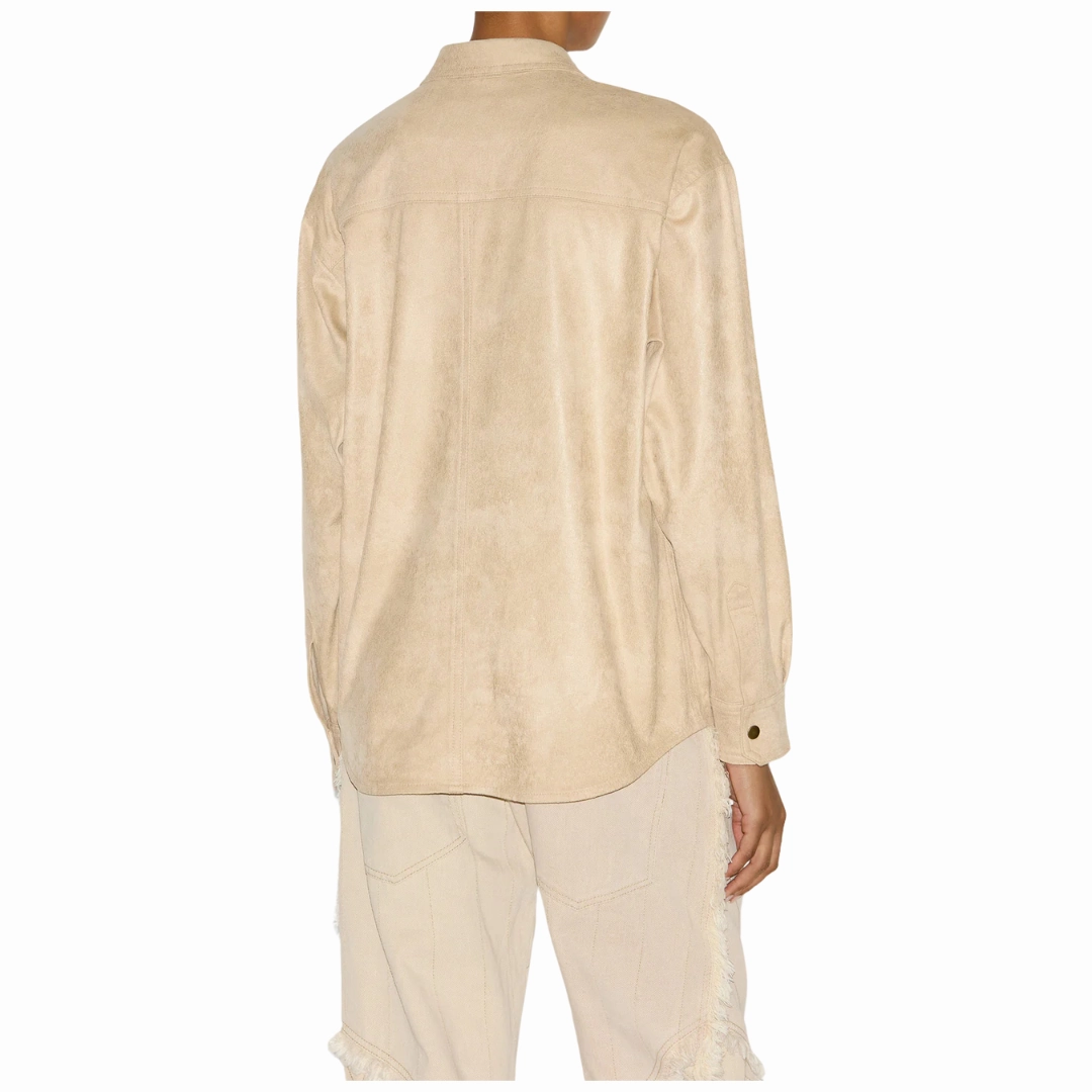 MultiPocket Configuration Gabiela Faux Suede Top