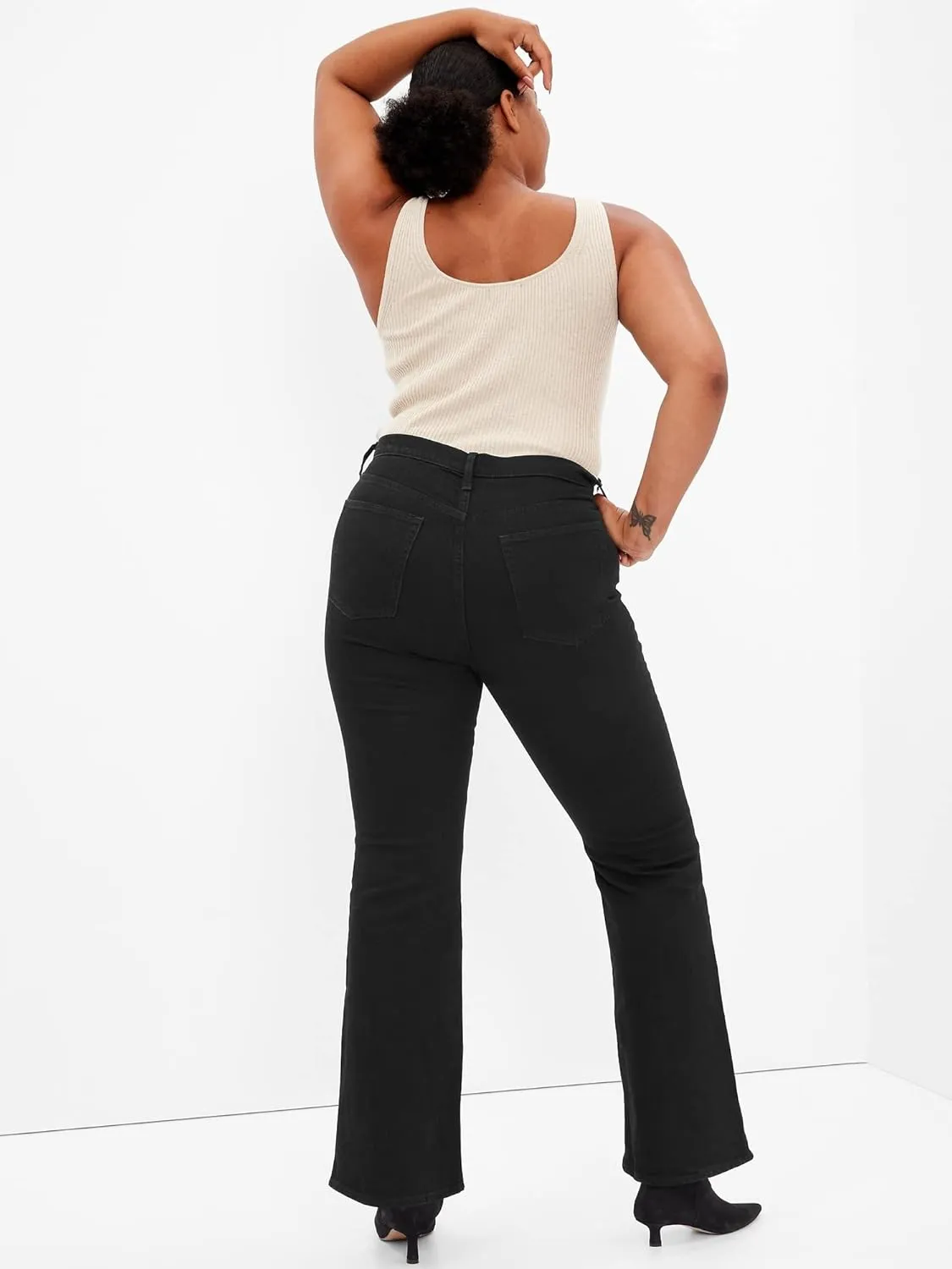 GAP Women's High Rise Flare Denim Jeans