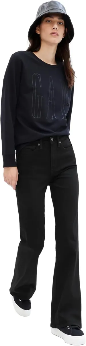 GAP Women's High Rise Flare Denim Jeans