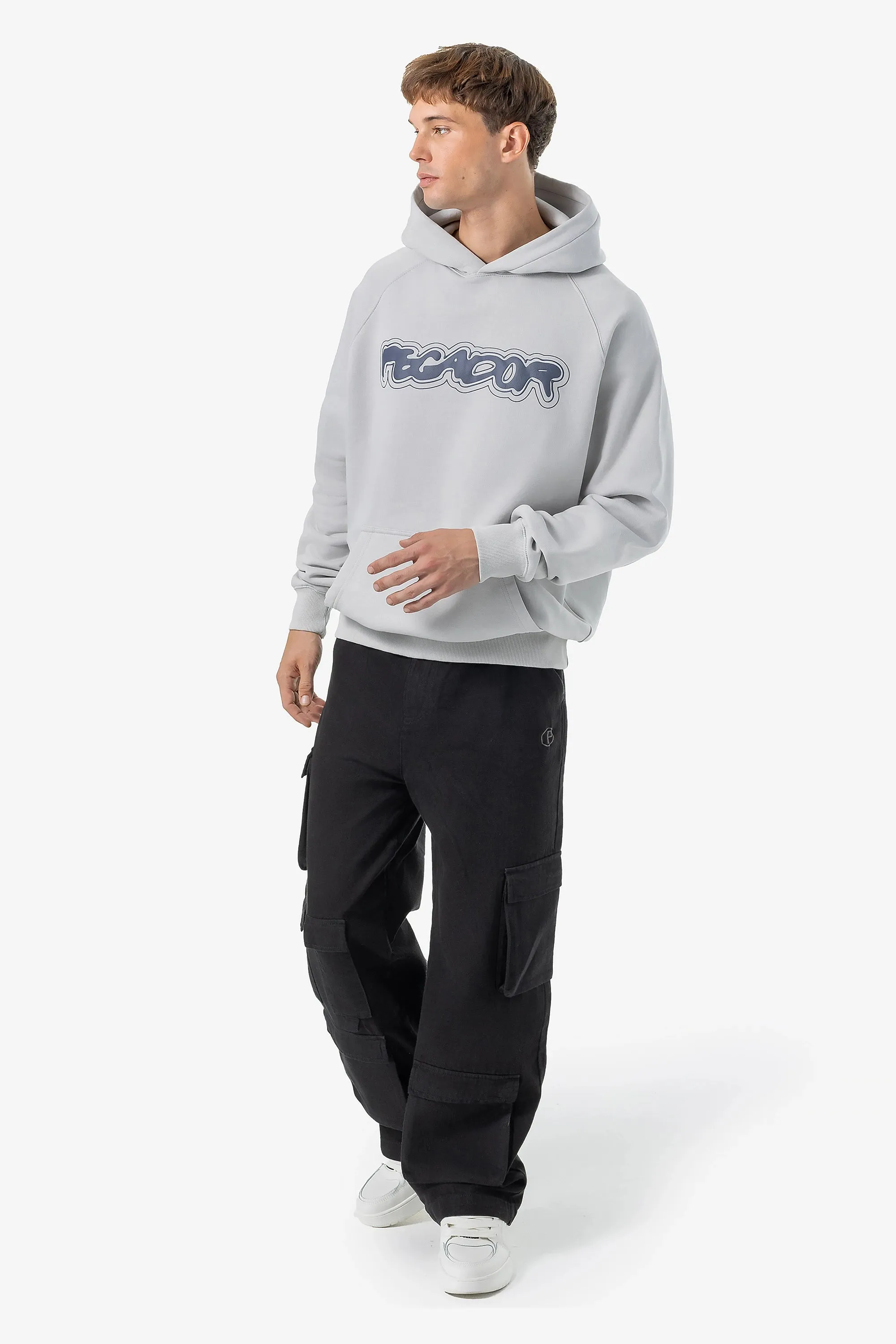 Garnet Wide Cargo Pants Black