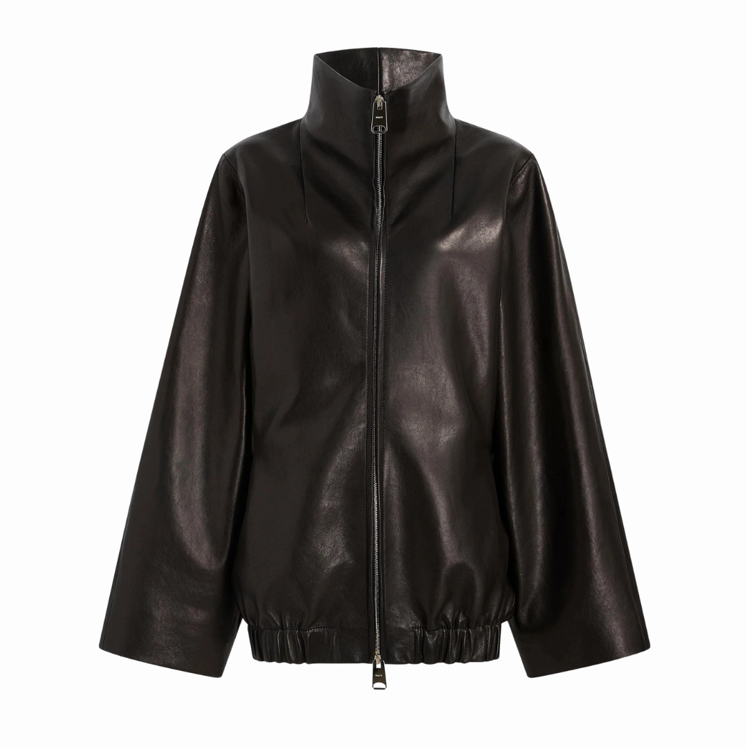 Garret Leather Jacket Cold Day Look WrinkleFreeFinish