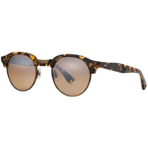 Garrett Leight Unisex Sunglasses - Tuscan Tortoise-Brushed Gold | OAKWOOD TUT-BG/BRLM