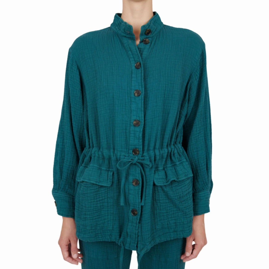 Gauze Anorak ContouredShoulderFit