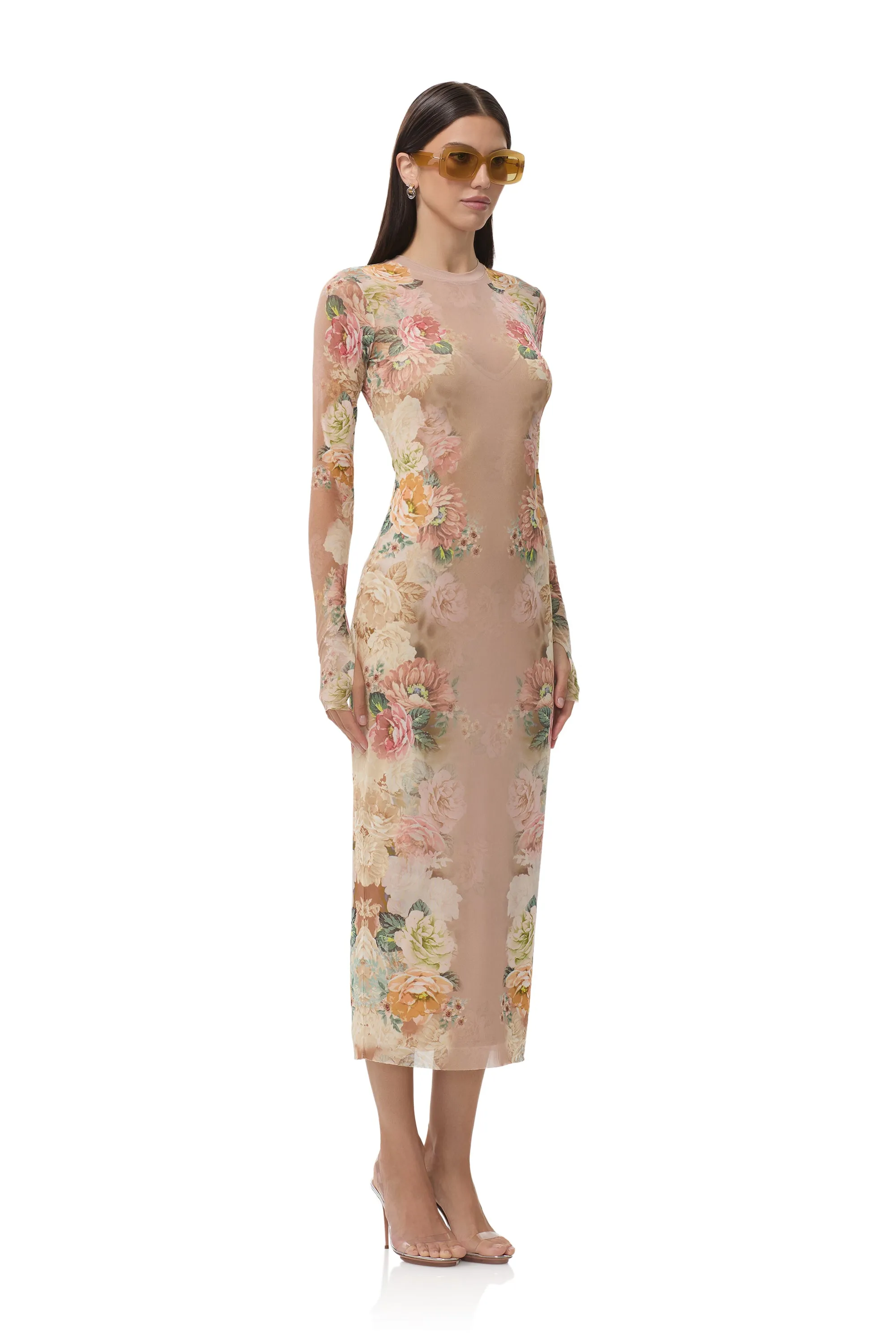 Minimal Fit Layered Comfort Wear Ashland Dress - Honey Rose Frame