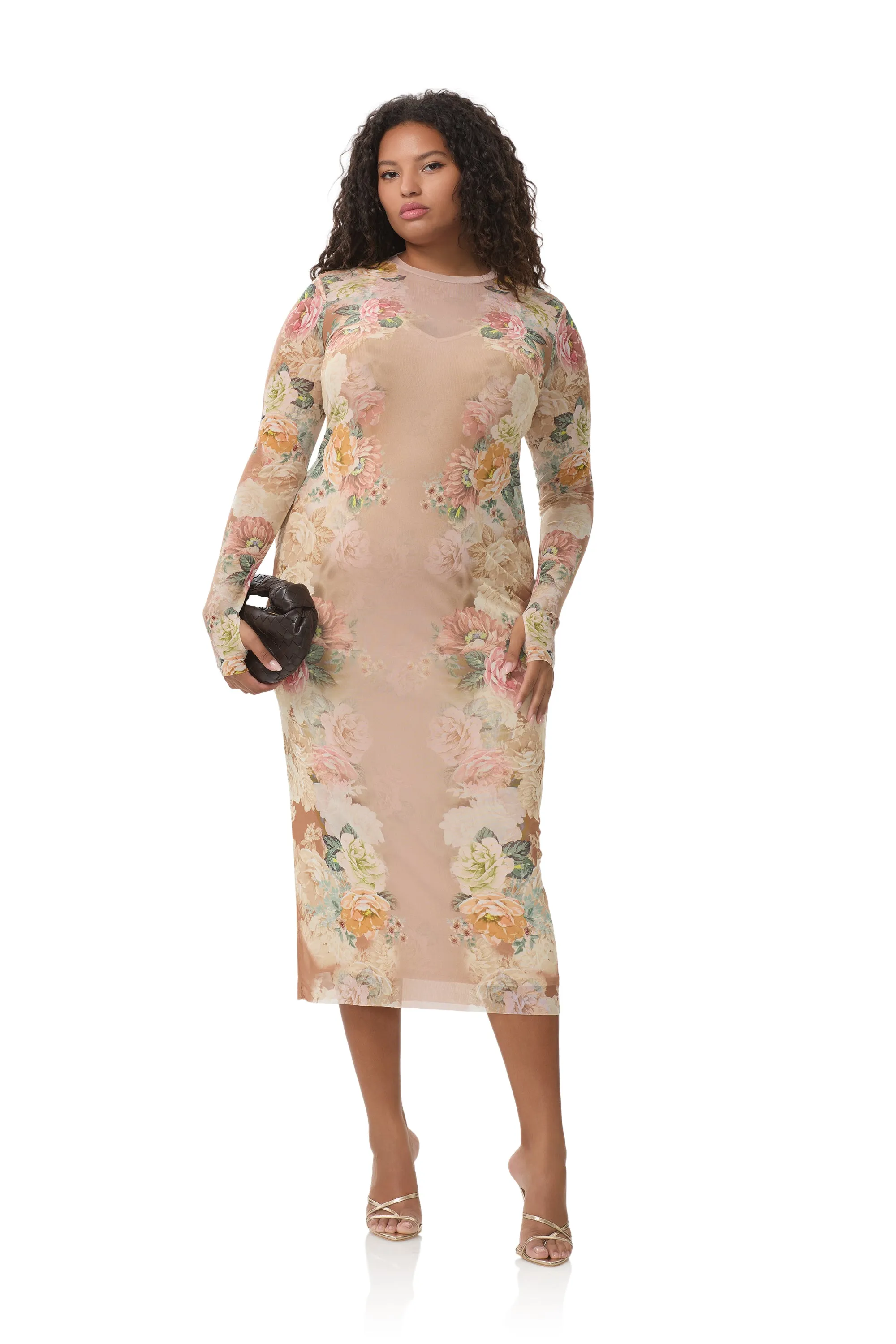 Ashland Dress - Honey Rose Frame Hidden Zipper Fresh Aesthetic