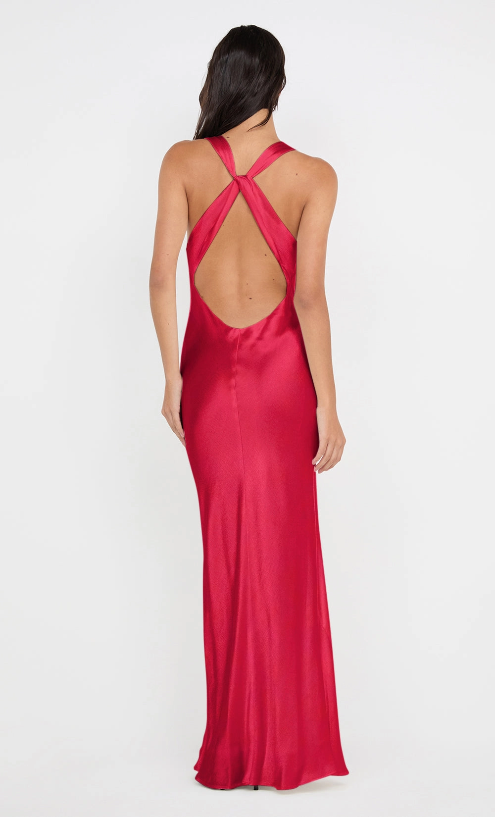 Casual weekend dress OdorControlTreatment GIA HALTER MAXI DRESS - STRAWBERRY