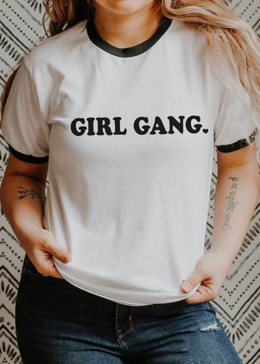 Girl Gang - Retro Fitted Ringer