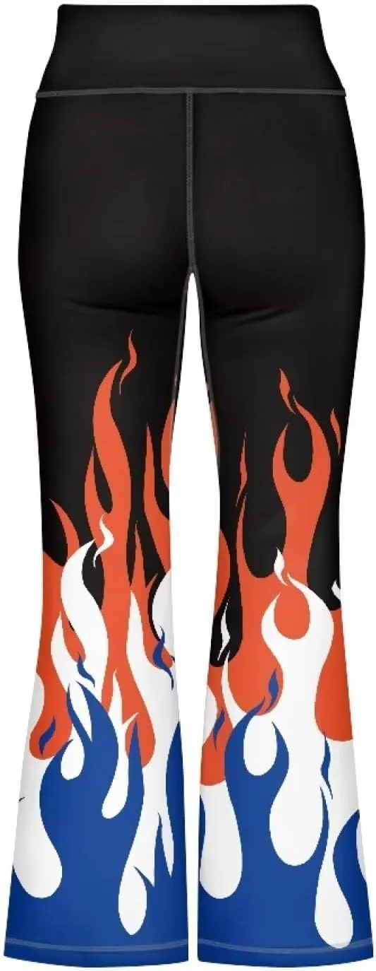 Girl's Flare Leggings High Waisted Bootcut Yoga Pants Kids Classic Stretch Pants Fashion Soft Bell Bottoms