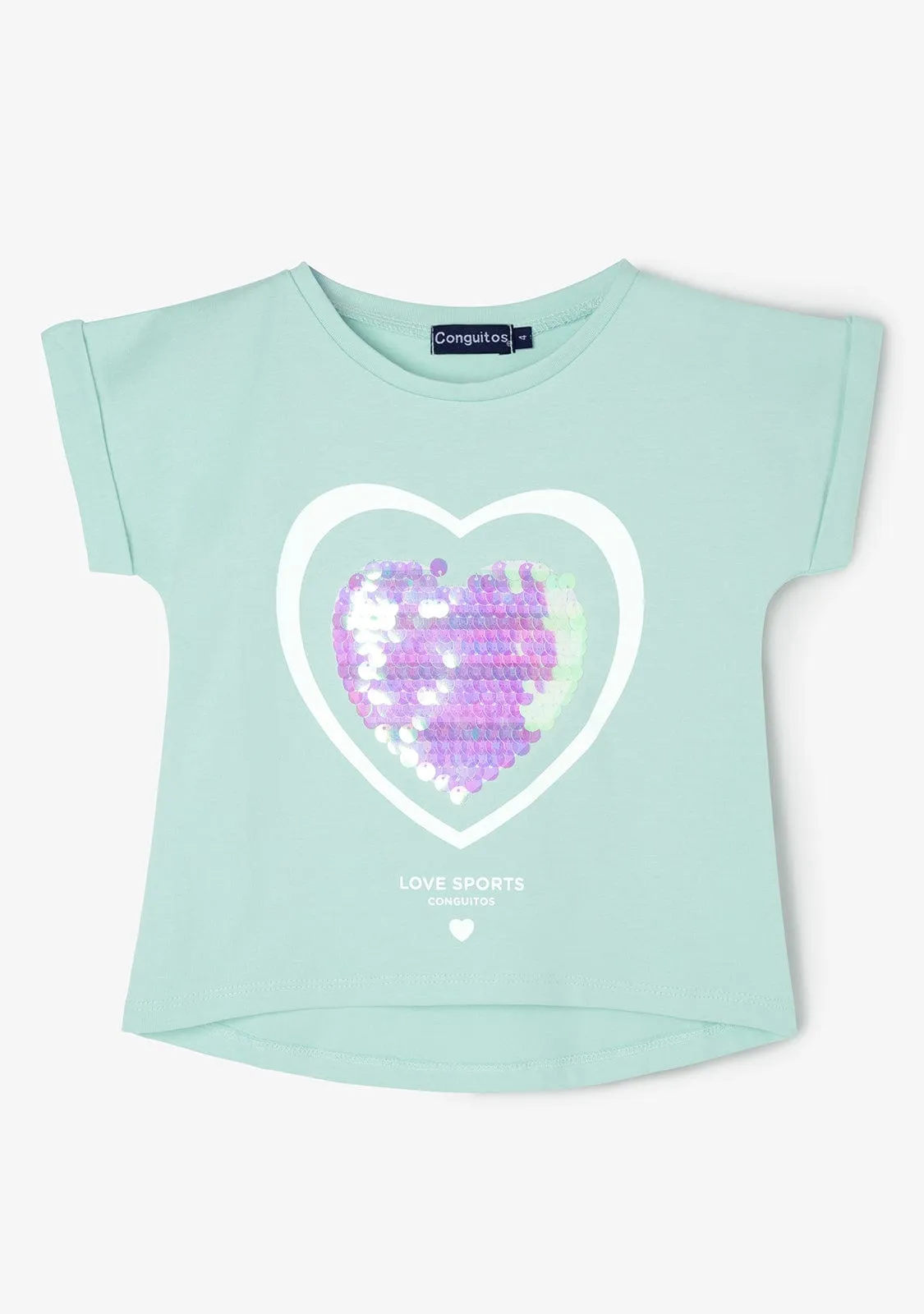 Girl's Mint Heart Outfit