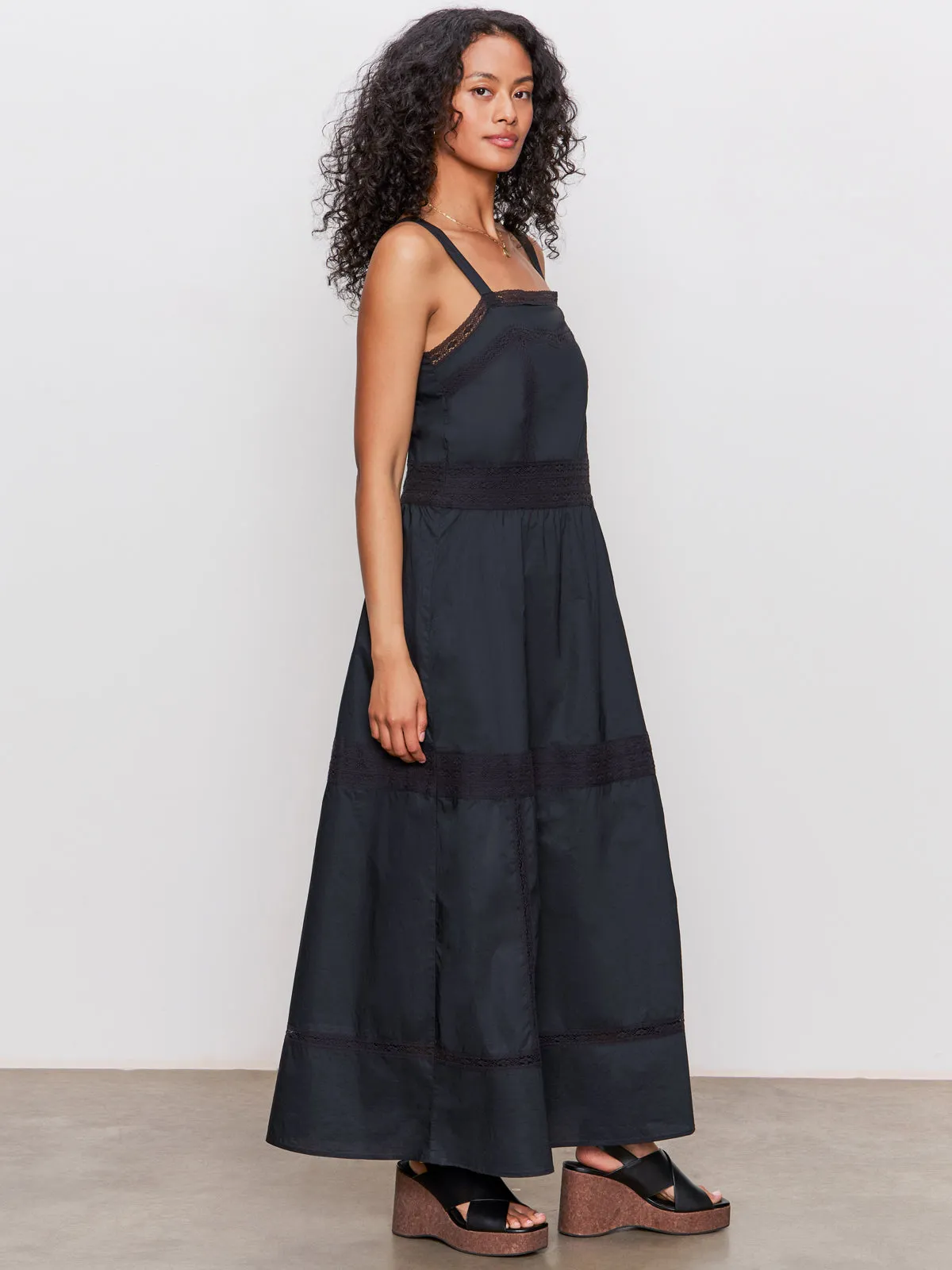 Quick Drying Lucky You Dress Black