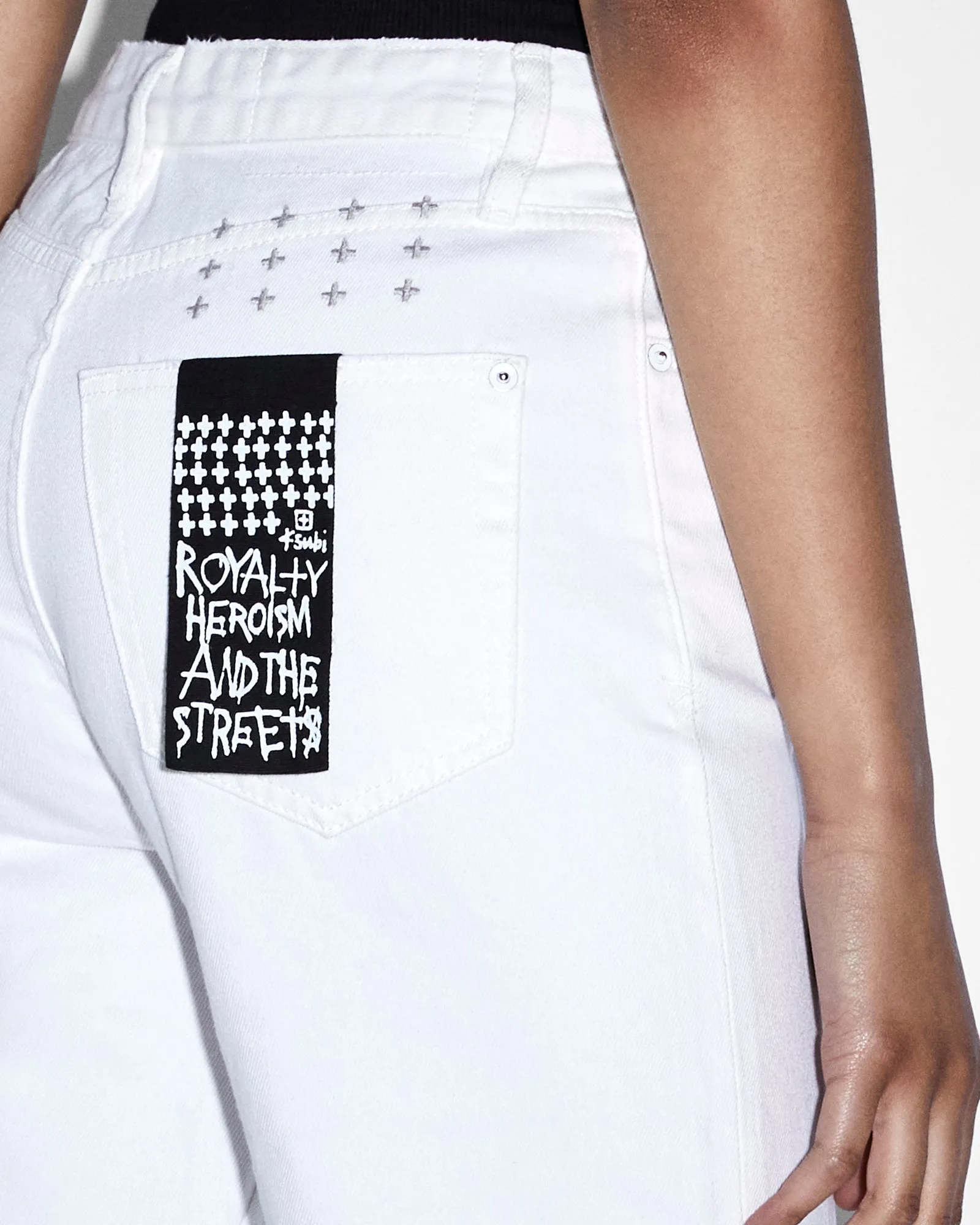 BROOKLYN JEAN BLANC SLICED Classic Wear Slim Spring Mood Affordable