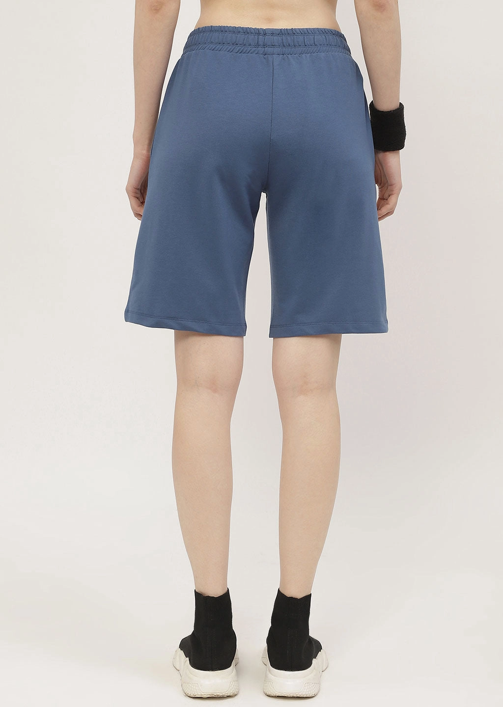 Quick Fit Casual Must-Have mSECRET Typography Blue Boxer Shorts
