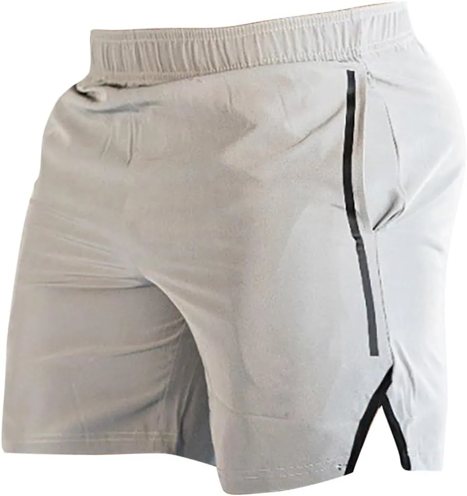 GOKKILRW Mens Shorts Casual Summer Shorts Elastic Waist Relaxed Fit Hiking Shorts Lightweight Outdoor Golf Shorts Loungewear