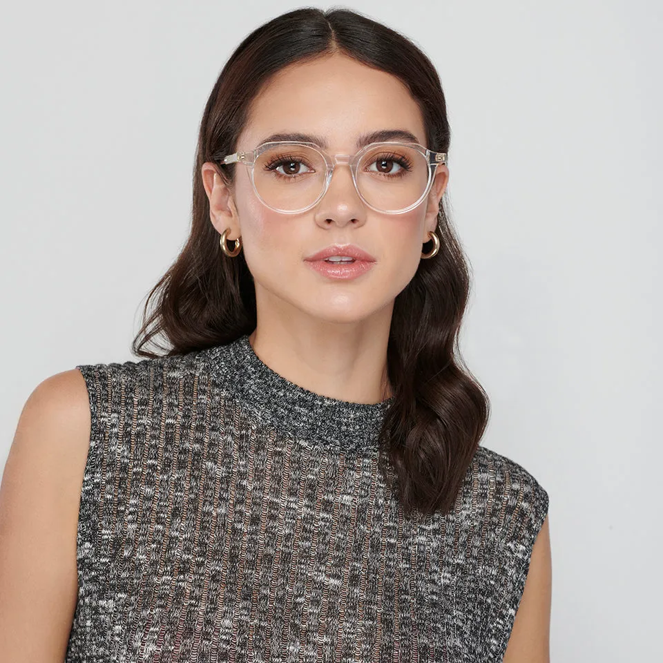 Gold Round Full Rim Unisex Sunglasses by John Jacobs-148437