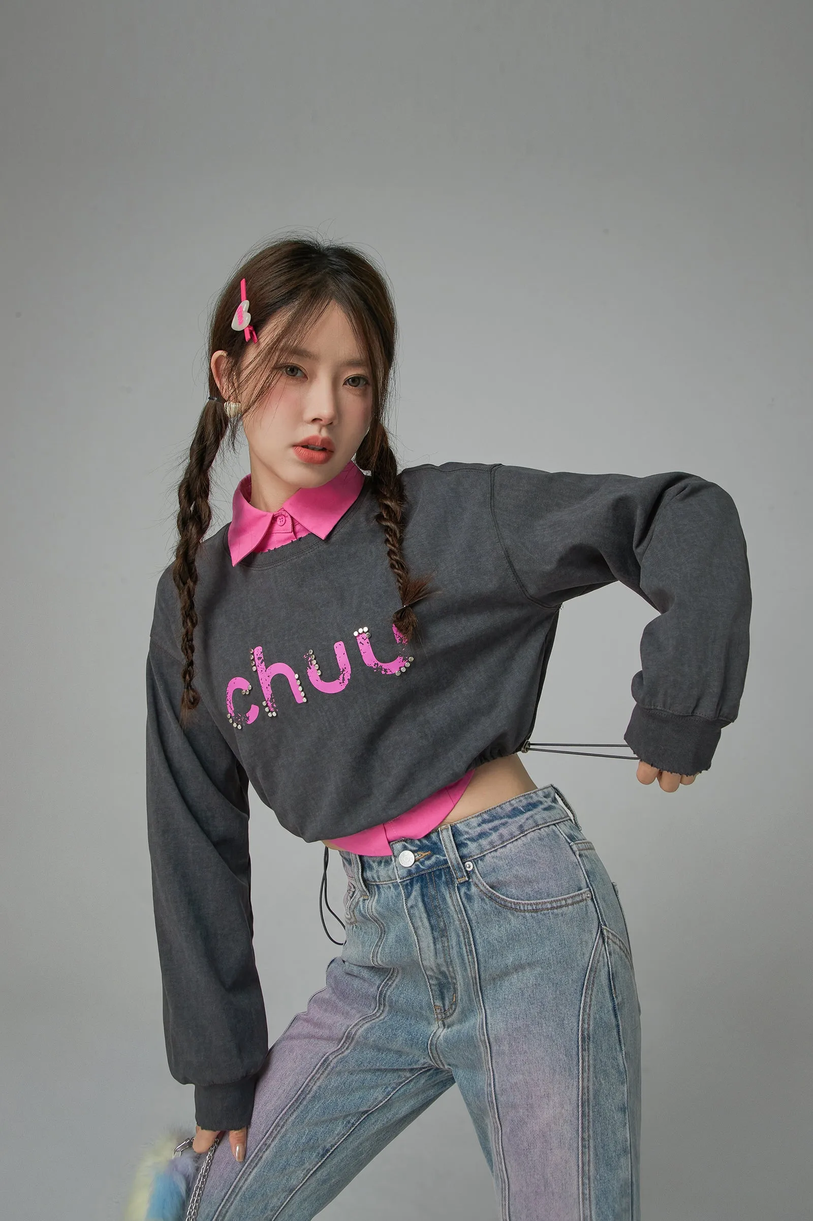 Got The Beat String Cropped T-Shirt