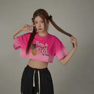 Gradient Bosa Nova Cropped T-Shirt