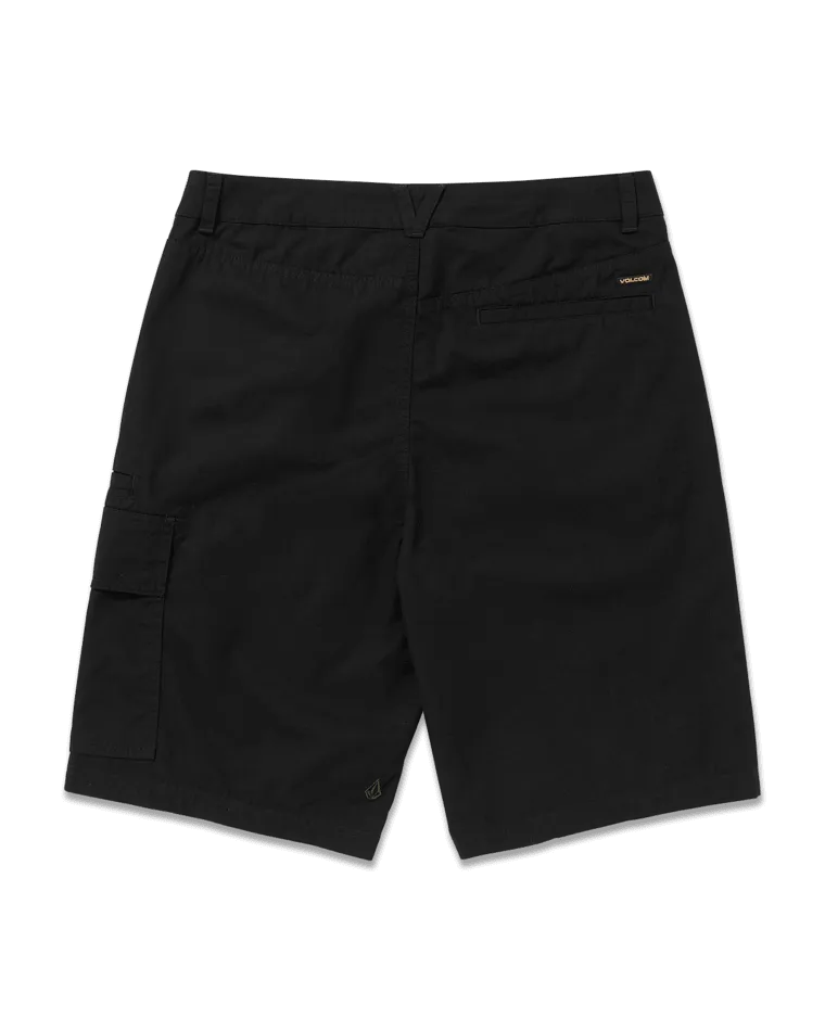 Grand Fang Cargo Walkshorts in Black