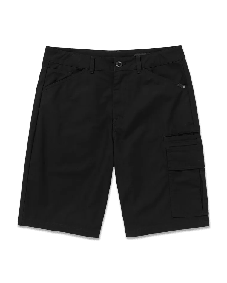 Grand Fang Cargo Walkshorts in Black
