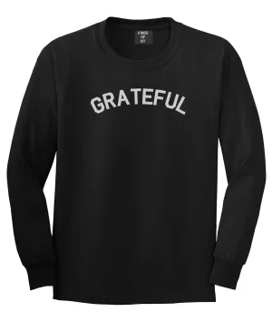 Grateful Thankful Mens Long Sleeve T-Shirt