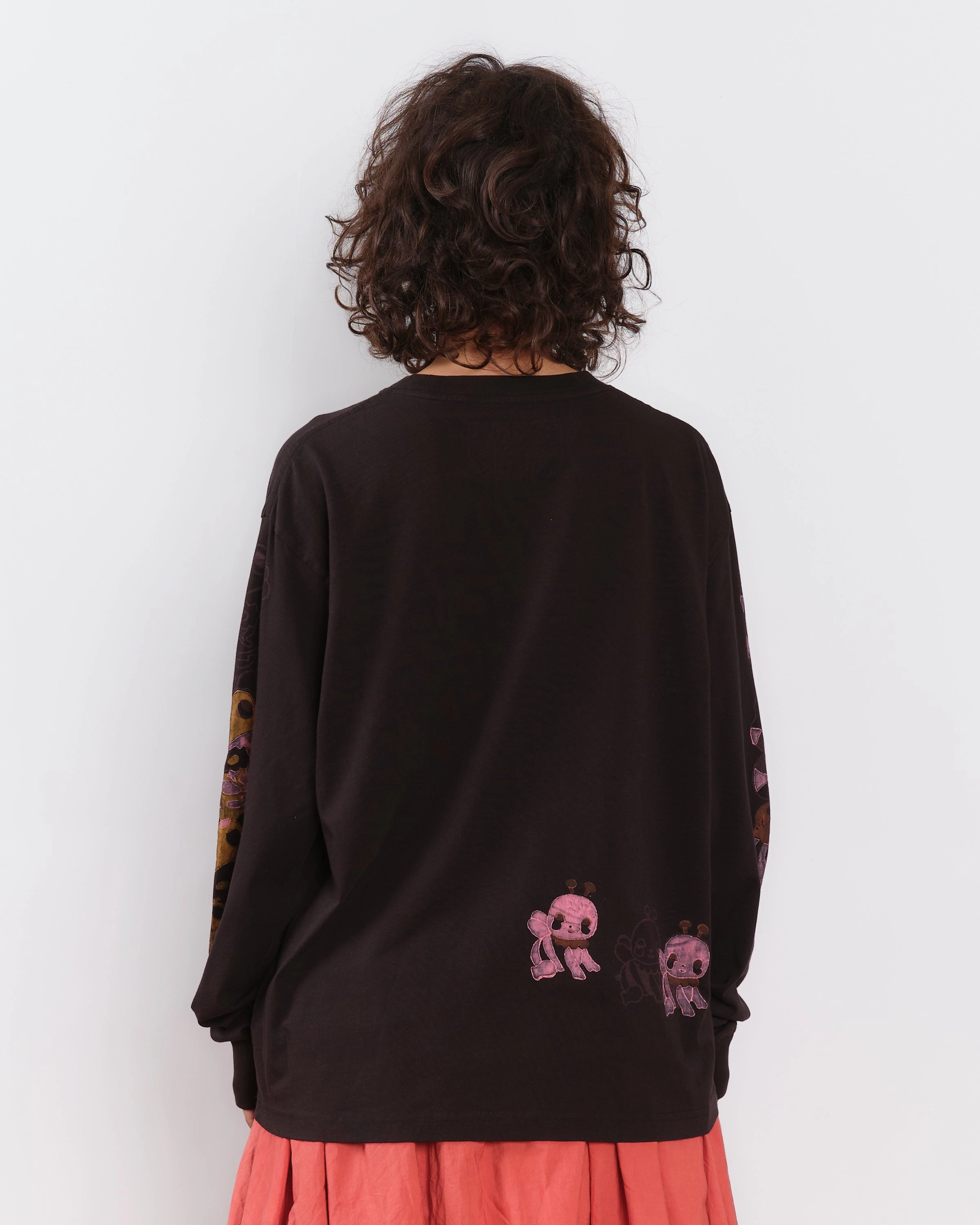 Grateful Tee LS - Black Earth Trip Chic and Cozy ComfortFirst