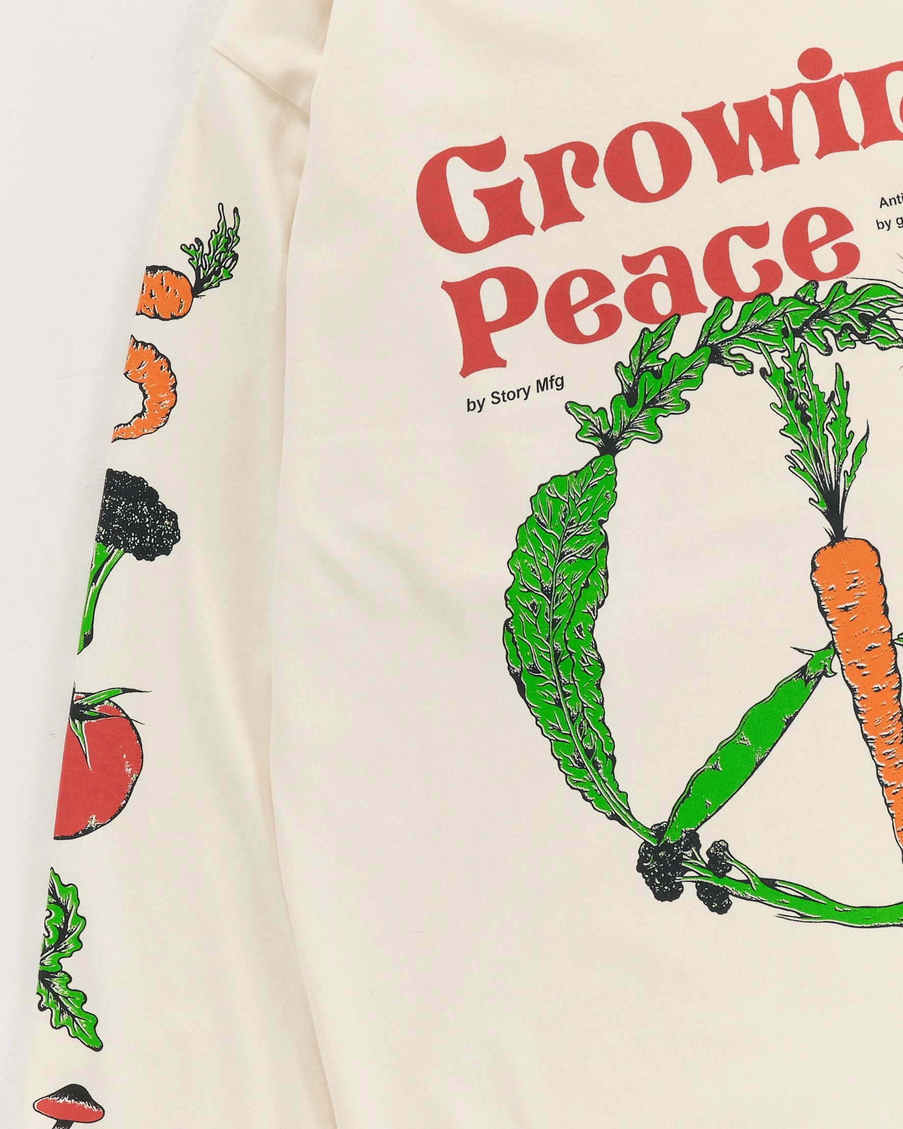 Men's masculinity TaglessDesign Grateful Tee LS - Growing Peace