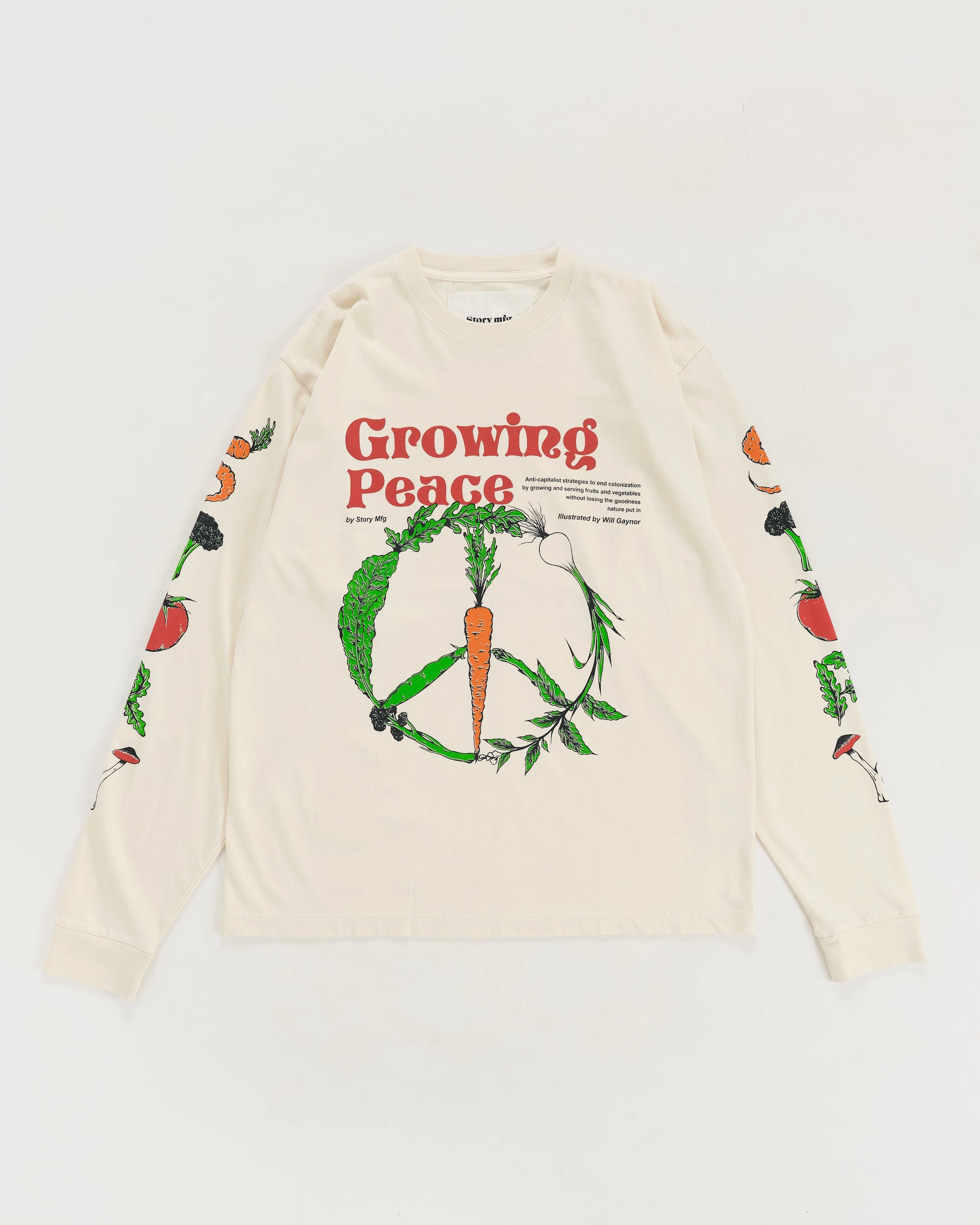 Grateful Tee LS - Growing Peace Cozy Wear Light Flex