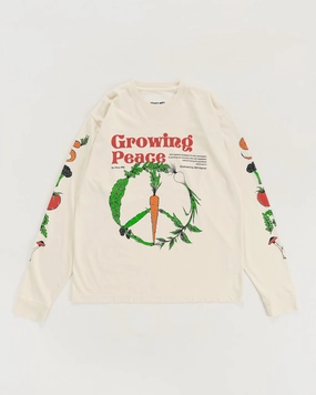 Bold Comfort Grateful Tee LS - Growing Peace