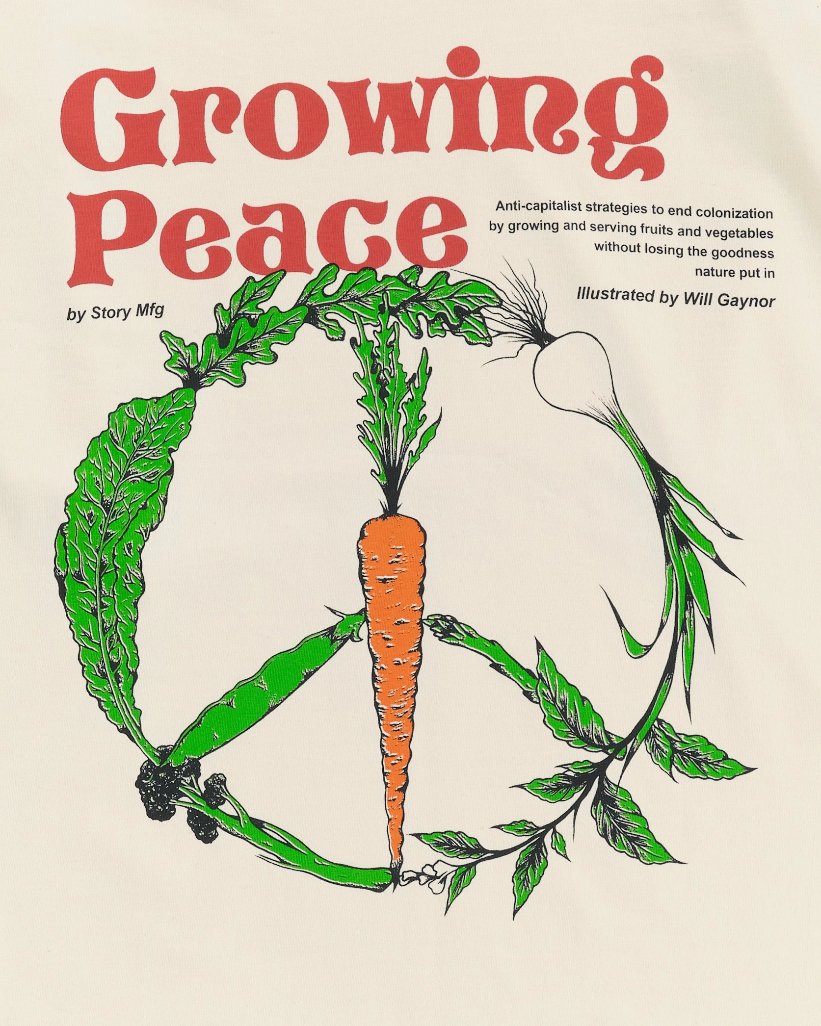 Outdoor Trend Look Sublimation Resistant Fabric Grateful Tee LS - Growing Peace