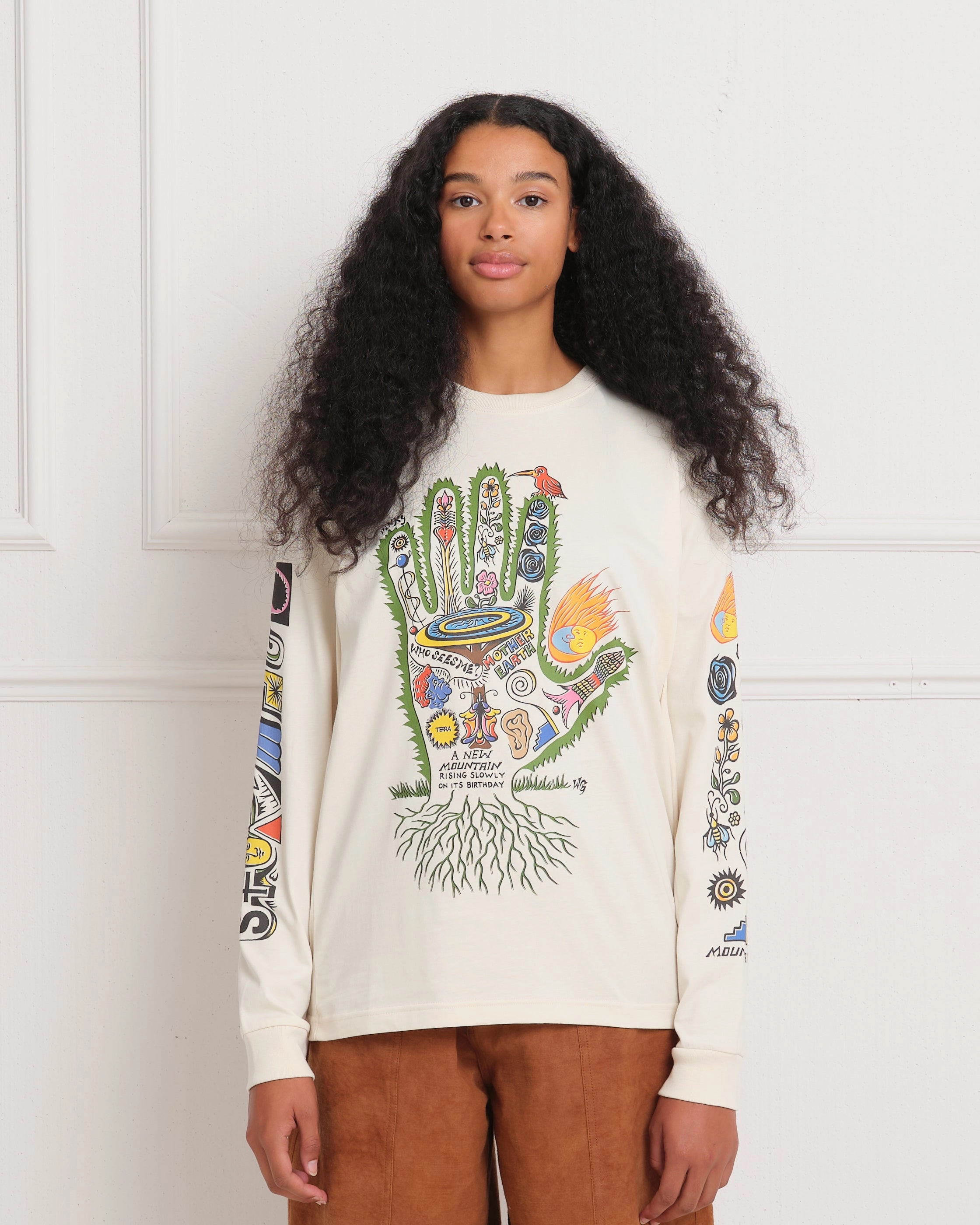 layerable Grateful Tee LS - Story Hand