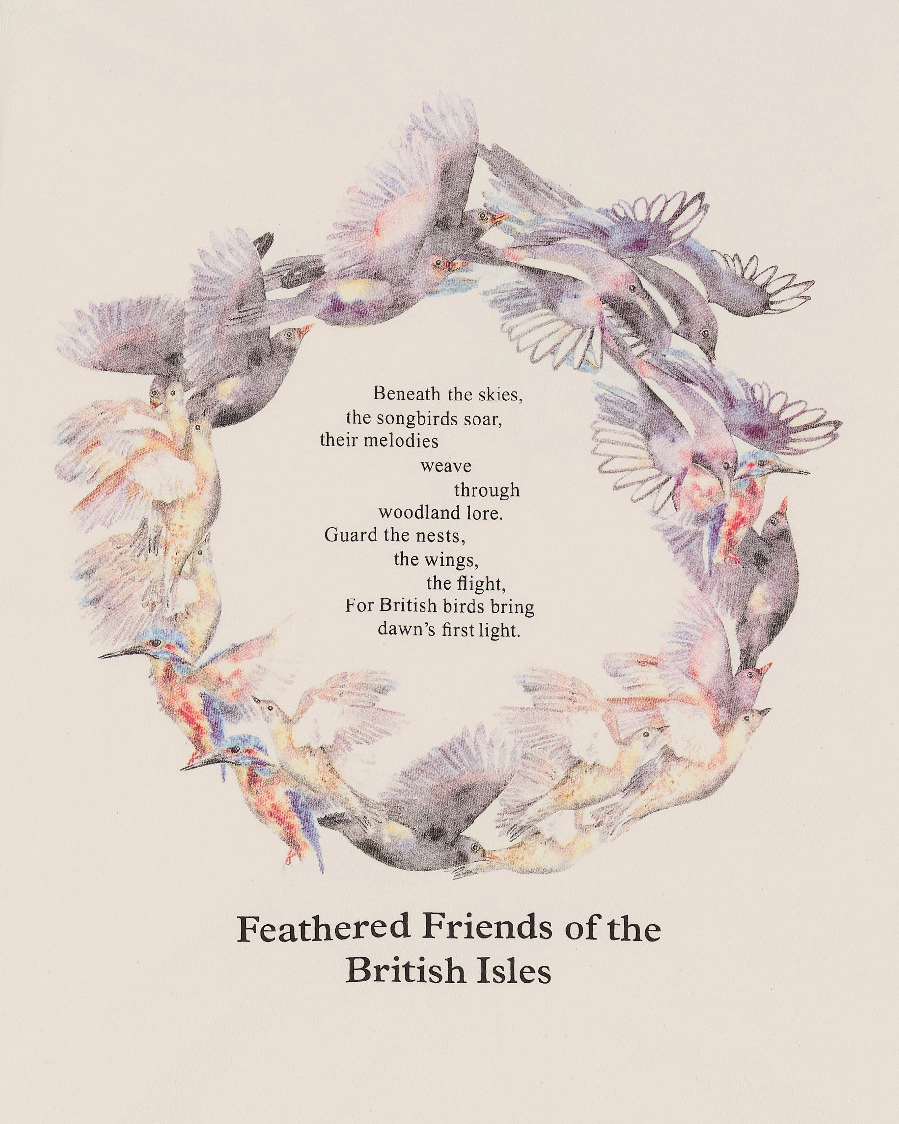Grateful Tee SS - Feathered Friends Casual Must-Have Teenager fashion