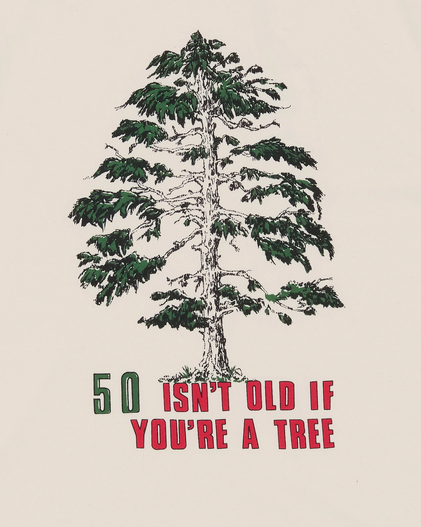 NonIrritating Fabric Grateful Tee SS - Young Trees