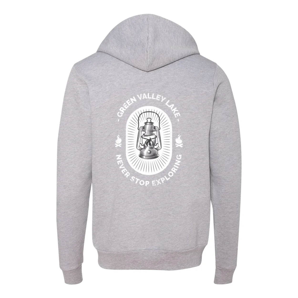 Green Valley Lake Lantern - Zip Up Hoodie