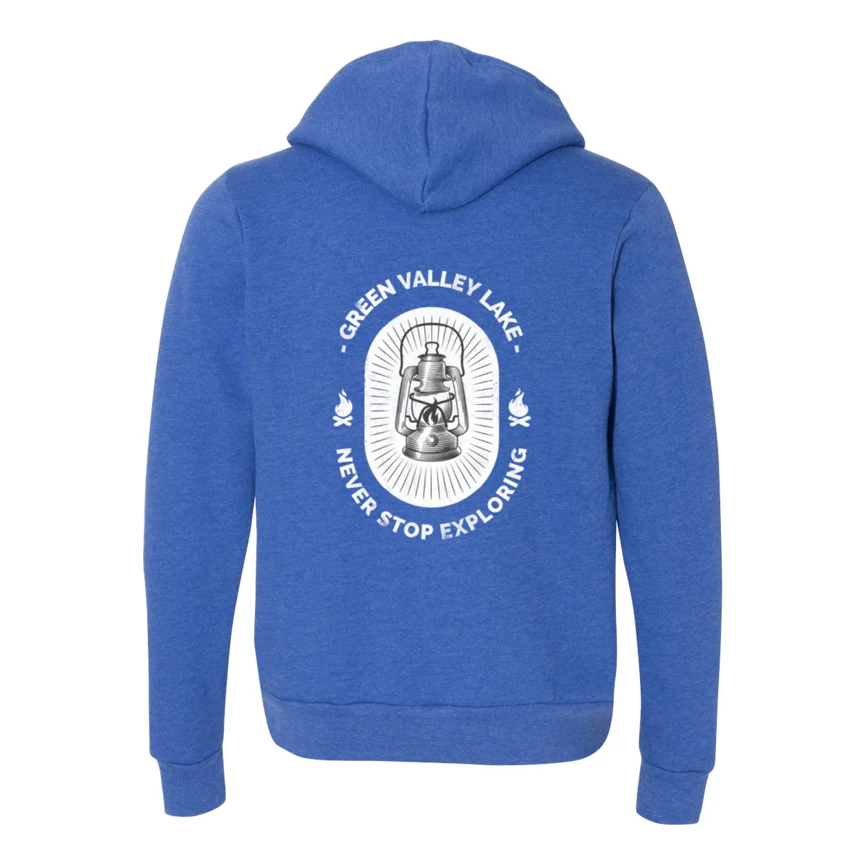 Green Valley Lake Lantern - Zip Up Hoodie