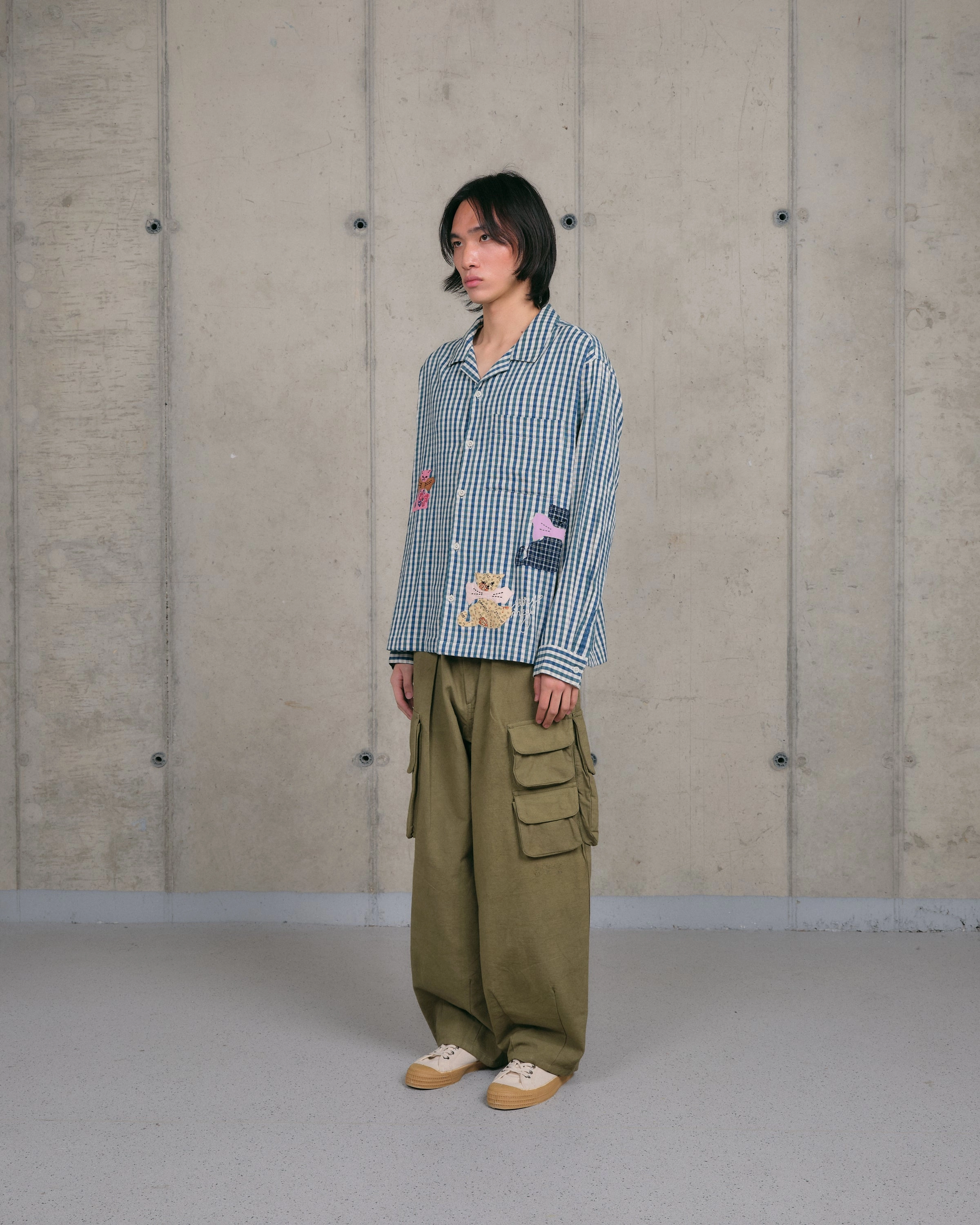 Comfy Fit Greetings Shirt LS - Check Tales