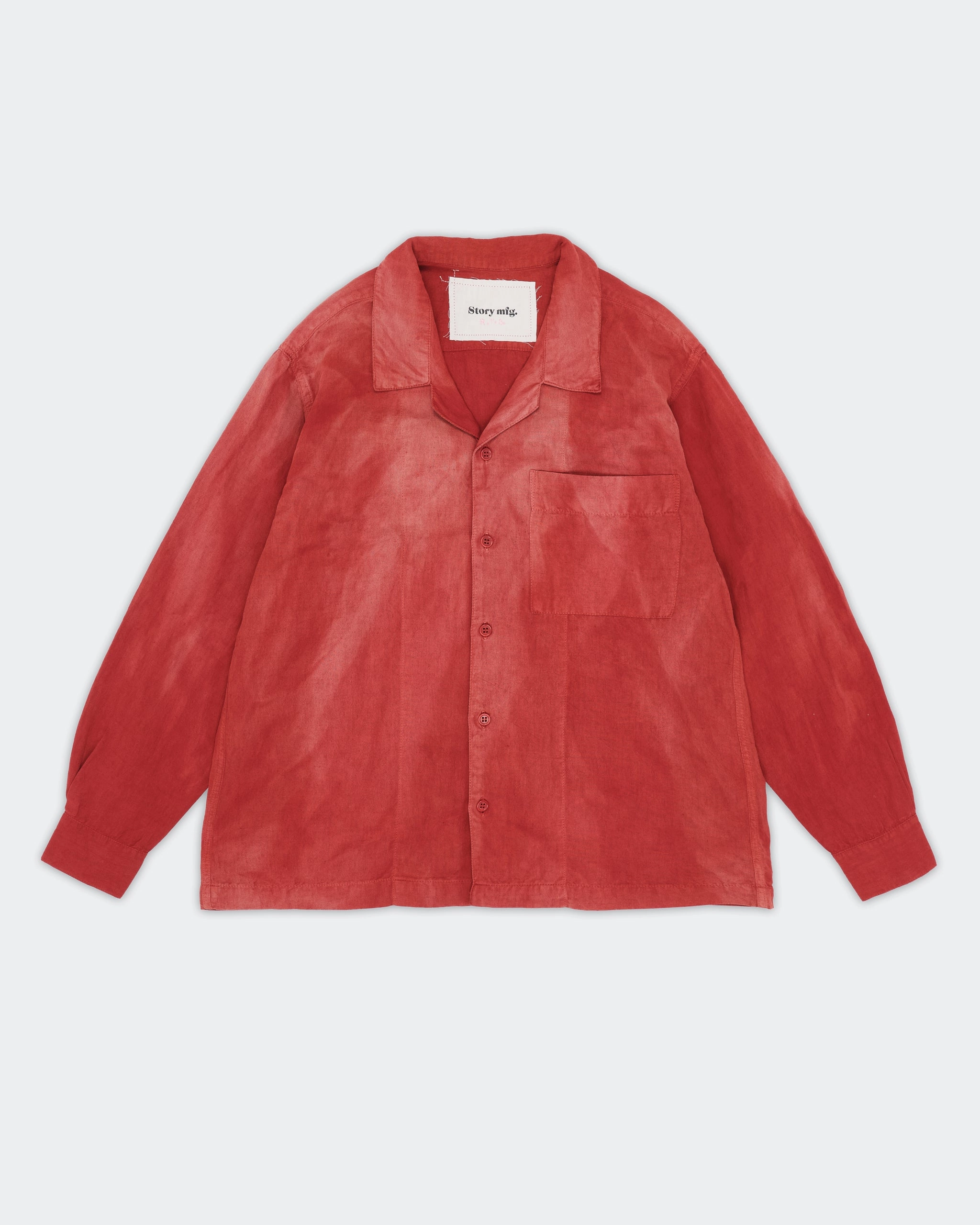 Classic Collar Fashionable Pick Greetings Shirt LS - R.T.S. CO-195SF