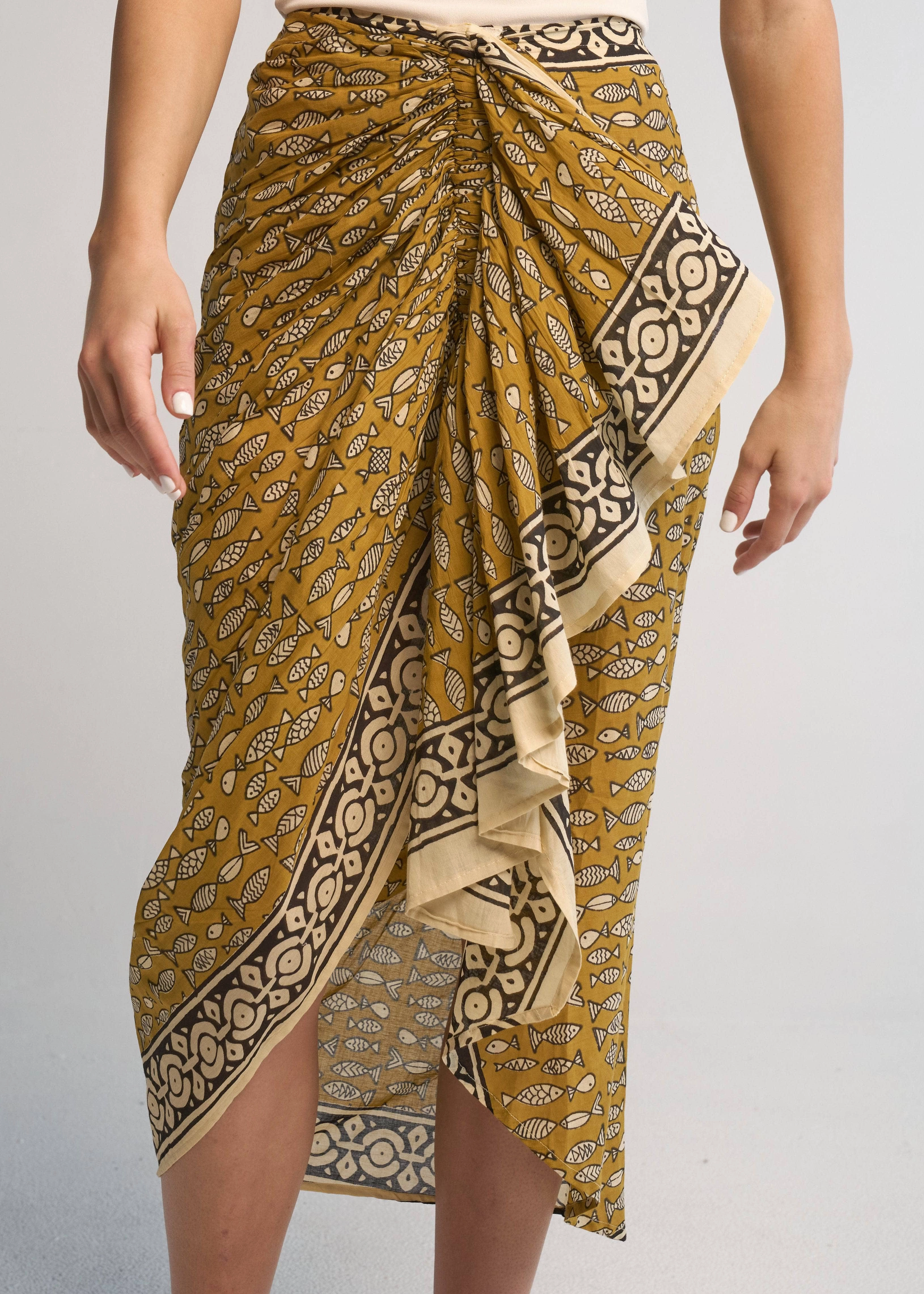 Greta Pareo Skirt Travel Influence slim fit