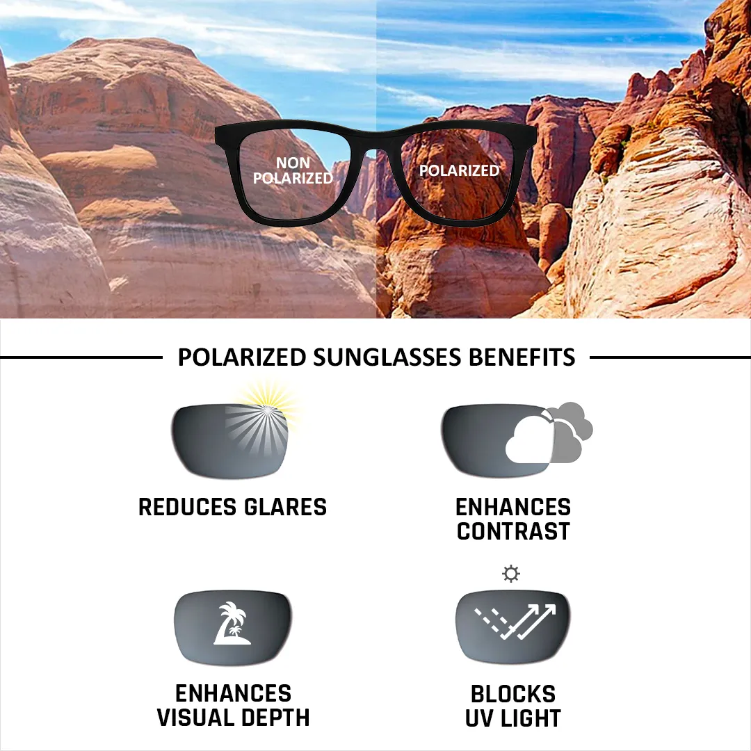 Grey Round Full Rim Unisex Sunglasses by Vincent Chase Polarized-148566