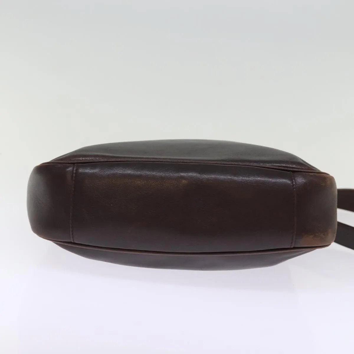 GUCCI Bamboo Shoulder Bag Leather 2way Brown 001 2058 1638 0 77089