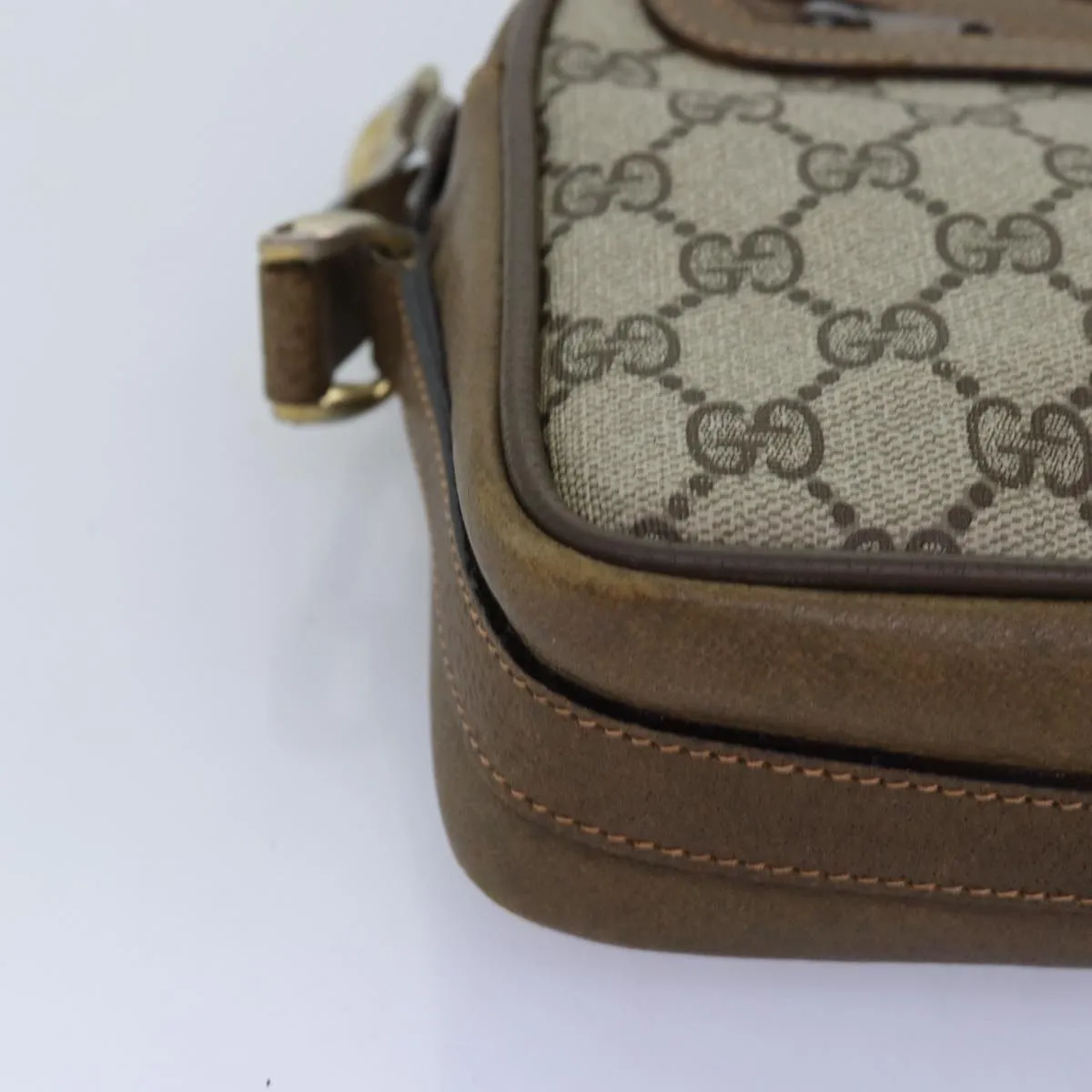 GUCCI GG Supreme Shoulder Bag PVC Beige 001 067 1282 fm3412